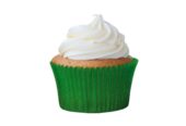 Forminha de papel cupcake nº 0 cor verde bandeira c/ 100un